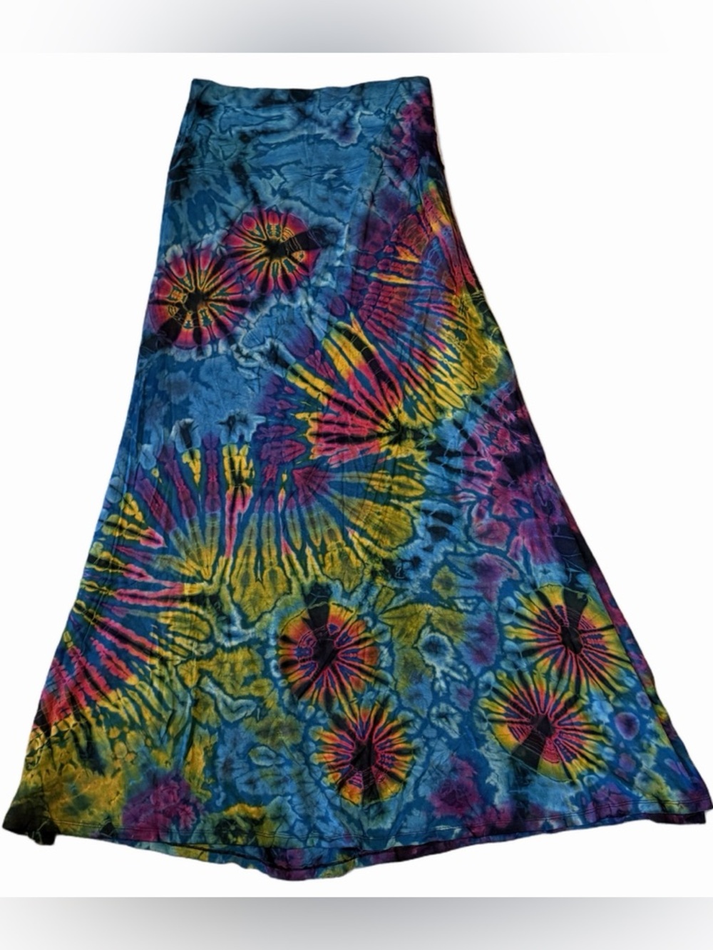 Tie-Dye A-Line Maxi Skirt by Clea Ray